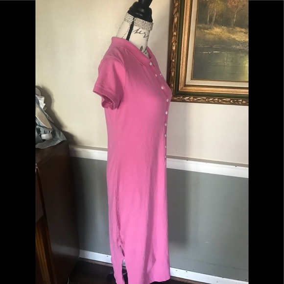 Talbots Pink Petite Polo Dress M - Picture 5 of 8
